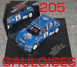 SKC013 1/43 GAULOISES プジョー 205 T16 14号 ターボ ツールド コルス 1985 PEUGEOT