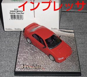 601 1/43 Subaru Impreza Road Car Red Wrc Subaru Impreza