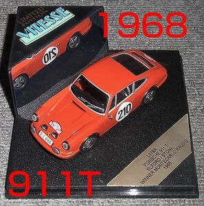 L179A 1/43 911T 2.0 Monte Carlo Rally victory 1968 210 number car PORSCHE narrow (901)