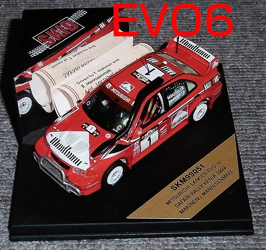 即決 spark 三菱 ランサー エボリューション Ⅲ 1995 2位 WRC NIKON
