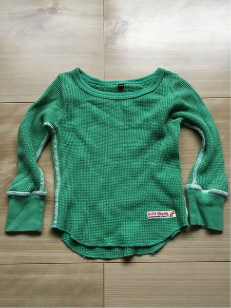 KRIFF MAYER クリフメイヤー 長袖シャツ 緑 サイズ100