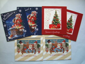 クリスマスカード 6枚 立体 ボックス型 ツリー サンタ 雪だるま 飾り 海外-3