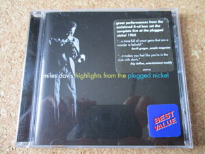 Miles Davis/Highlights From The Plugged Nickel マイルス・デイビス 2001年 大傑作・大名盤♪！ 廃盤♪！