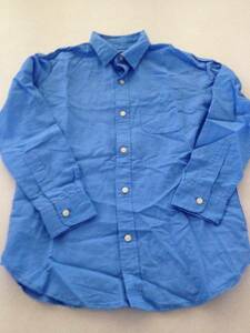 ■GAP■新品■シャツ■150■長袖シャツ■青■ギャップ■1-1