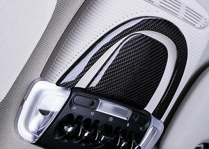 BMW mini F56 専用 オーバーヘッド コンソール ベゼル カバー インテリア パネル ドレスア 　カーボン製 2ｐ