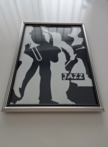  искусство рама § фотография постер есть A4 сумма ( выбор возможно )§ Jazz * белый чёрный * музыка 