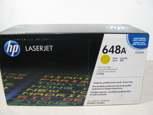 hp純正　648A　CE262Aトナー　イエロー　LaserJet CP4025、CP4525　未開封新品