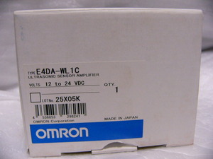 ★新品★ OMRON 超音波変位センサ アンプ E4DA-WL1C