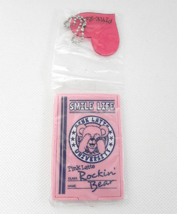 ピチレモン付録 ピンクラテ ロッキンベア ミラー ハートチャーム セット PINK-latte ROCKIN' BEAR 2013年2月号 ストラップ キーホルダー