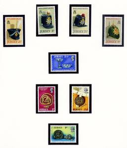 英領 ジャージー JERSEY 1972~3年 未使用 MNH 切手 22枚 綺麗 送料無料 ◆B-251