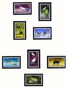 英領 ジャージー JERSEY 1971~2年 未使用 MNH 切手 8枚 綺麗 送料無料 ◆B-249