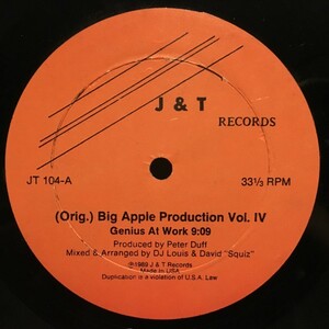 Various / (Orig.) Big Apple Production Vol. IV (Mixed By, Arranged By Pal Joey)