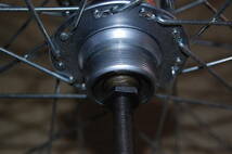 自転車　24インチ　軽快車　後輪　完成ホイール　24×1-3/8　WO　三段変速機　バンドブレーキ用　変速部品一式_画像5
