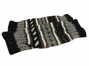 #* Asian clothing ne pearl hand-knitted fleece reverse side attaching leg warmers (LGF-26)