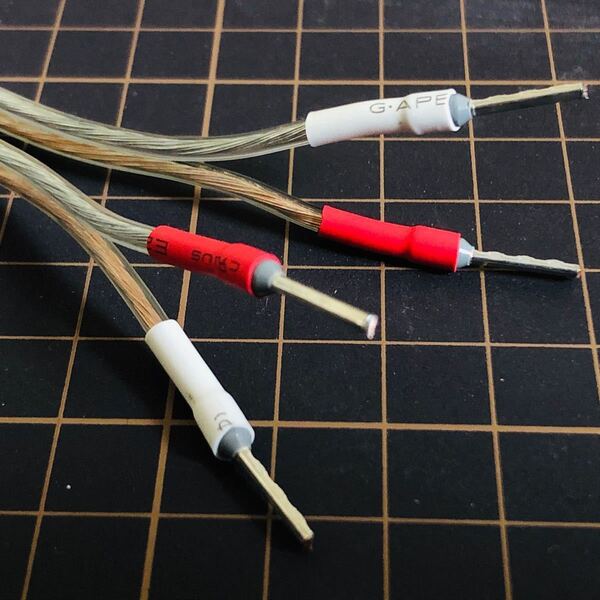 【ケーブルカスタマイズ】お手持ちのスピーカーケーブルをフェルール圧着します。