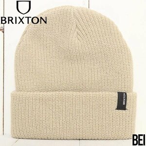 【送料無料】BRIXTON ブリクストン HEIST BEANIE カフビーニー 10782 BEI