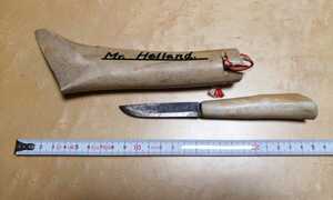 民族ナイフ　柄、鞘　骨製　キャンプナイフ　アウトドア