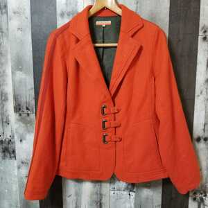 CASTELBAJAC SPORT Castelbajac jacket size 2 wool orange series lady's 