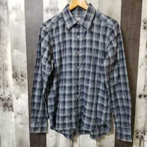 KATHARINE HAMNETT LONDON Katharine Hamnett London long sleeve shirt S size check total pattern men's 