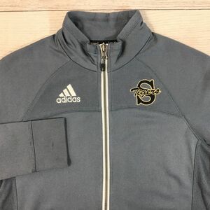 SC3-938 * translation have *[adidas Adidas ]climalite college Logo jersey [ men's S] gray old clothes Street training 