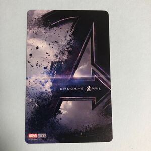 【E】『アベンジャーズ／エンドゲーム 』　送料63円～　使用済み　ムビチケ　映画鑑賞券の半券　使用済