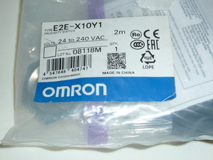 【即納・翌日出荷・インボイス対応】新品　未使用　オムロン　OMRON　E2E-X10Y1 2M 近接センサー　送料無料