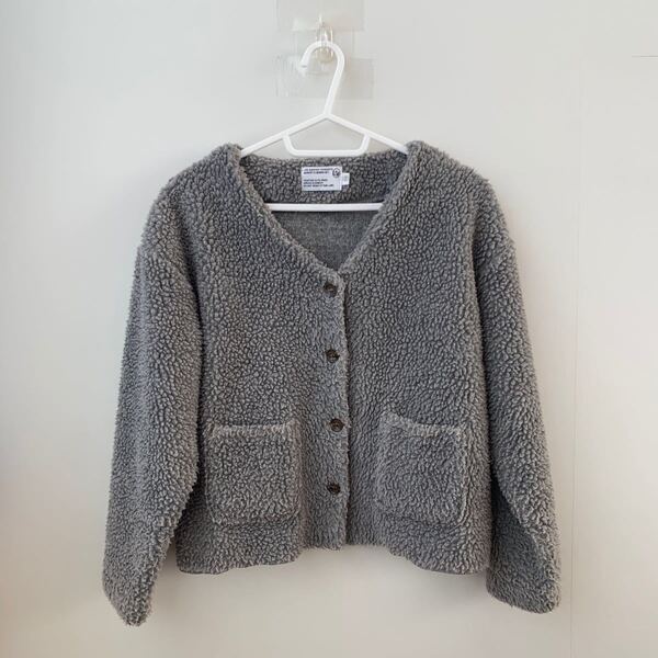 MARKEY'S マーキーズ キッズ ボアブルゾン グレー 150