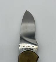 【OP5996】1円～ GERBER PORTLAND ORE 97223 USA ガーバー ナイフ サバイバルナイフ キャンプ用品 アウトドア用品 USAナイフ ケース付き _画像4