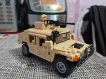 【新品】アメリカ軍ハンヴィー　カーキ　レゴ互換品　ミリタリー　ブロックミニフィグ 互換 LEGO レゴ _画像5