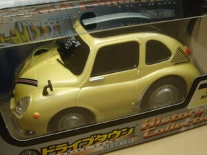 ドライブタウン スバル 360 ヤング SS 黄色 Drive Town Subaru 軽自動車 てんとう虫 プルバックカー ミニカー Toy Car Miniature