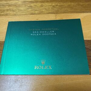 2760【希少必見】ロレックス シードゥエラー ディープシー冊子 2018年度版 ROLEX SEA-DWELLER DEEPSEA
