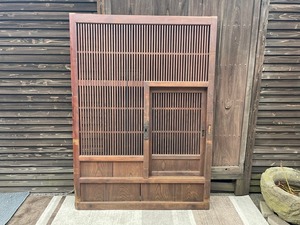  warehouse door old Japanese-style house old .. peace furniture wooden fittings old iron metal fittings antique warehouse door fittings sliding door . material natural tree small window 