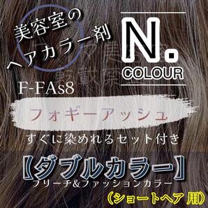 エヌドット すぐに染めれるダブルカラーセット フォギーアッシュ ブリーチ剤