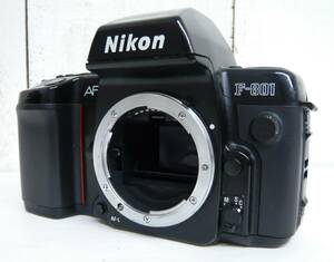 昭和レトロ 当時物 RETRO CAMERA「NIKON ニコン 日本光学 フィルムカメラ 一眼レフ ボディ F-801」Made in japan 日本製 ヴィンテージ