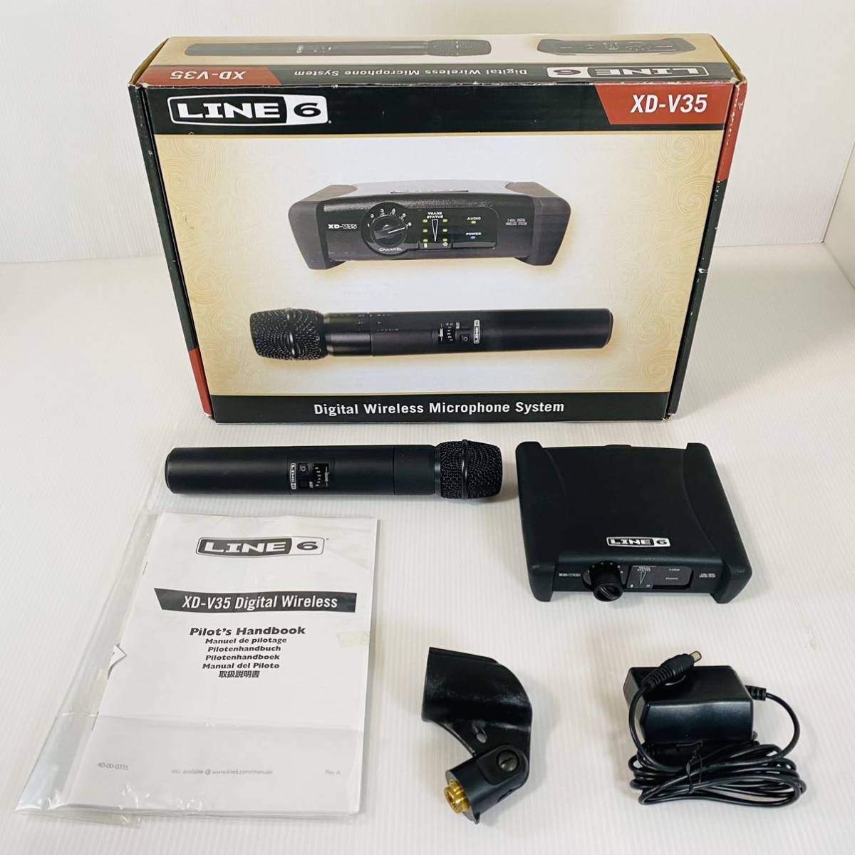 森の雑貨屋さん ワイヤレスマイクセット Line 6 XD-V35 完動品 送料