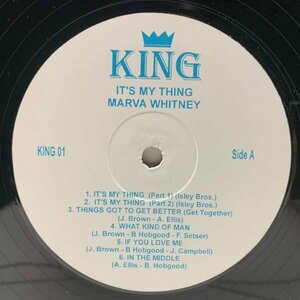 美盤!! Unofficial UKプレス MARVA WHITNEY It's My Thing ('00 King) 45KING／900 Numberネタ Unwind Yourself ほか
