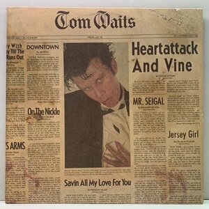 良好!! 初版 6E規格 雲ラベ USオリジナル TOM WAITS Heartattack And Vine ('80 Asylum) トム・ウェイツ 米SSW アサイラムでのラスト作