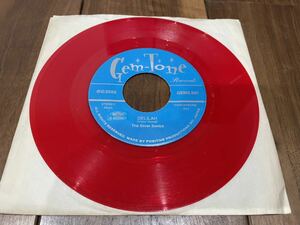 7 дюймовый The Silver Sonics Delilah / Just One More Time 7, 45 RPM, Red Vinyl SKA REGGAE серебряный Sonic волокно .pa потребности ska 