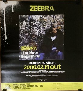 KK-5003■送料無料■Zeebra The New Beginning DJ DIRTYKRATES 音楽 ヒップホップ 男性 ポスター レトロ アンティーク●汚れあり/くSUら