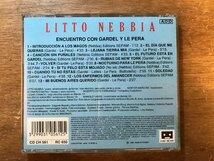 DD-7894 ■送料無料■ LITTO NEBBIA リットー・ネビア ENCUENTRO CON GARDEL Y LE PERA CD 音楽 MUSIC /くKOら_画像2