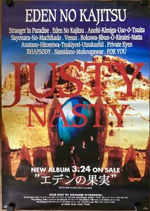 KK-4803■送料無料■Justy-Nasty エデンの果実 ロック バンド 音楽 ポスター 印刷物 レトロ アンティーク●折れ目あり/くSUら