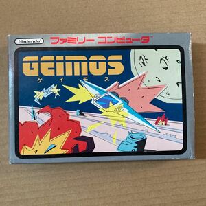 ゲイモス　geimos ファミコン　箱　説明書付き　ランクS扱い　美品