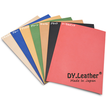 【DY.leather　正品】「A4サイズ×3杏/品質6/1.0mm」国産新品特価 ヌメ革はぎれ　アプリコットタンニンなめし~送料無料~_画像5