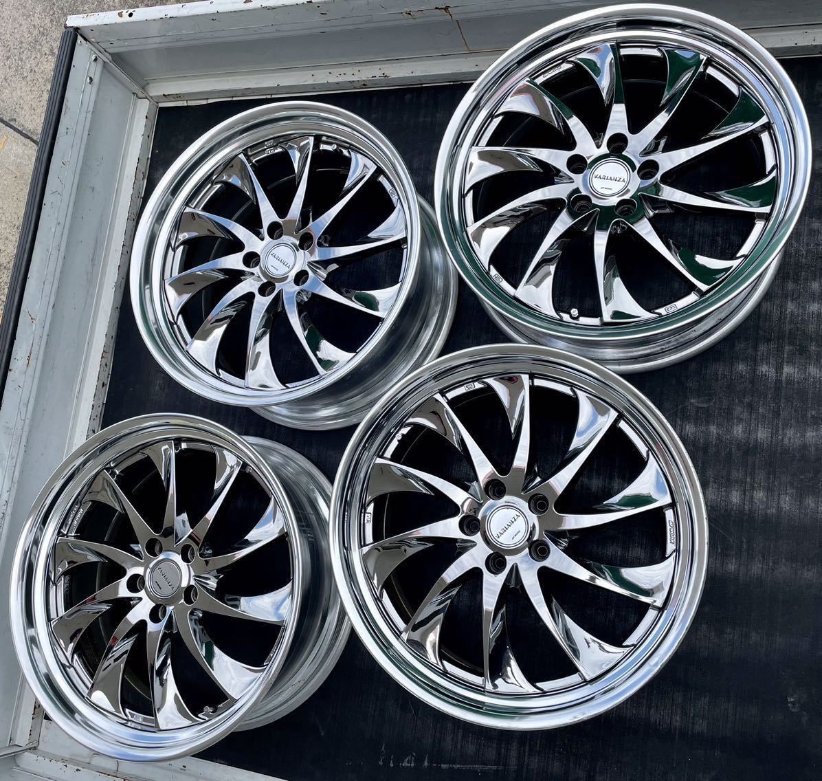 97%OFF!】 WORKアルミホイール20インチ 245 35ZR20 FLAKEN 4本セット