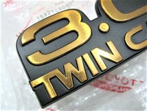 ★希少 3.0ツインカム ゴールド クラウン 3.0TWIN CAM ロイヤルサルーン? 12系120系MS125121123?フロントエンブレム 1点 旧車 新品_画像8