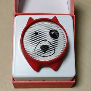 □bluetooth Speaker Baseus Dogz スピーカー 犬型 レッド