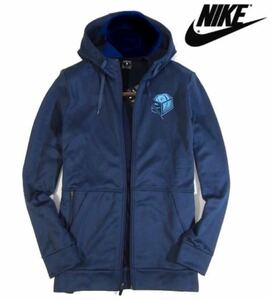 【NIKE/ナイキ】裏フリース ジップアップパーカー メンズ2XL・ネイビー紺（未使用・未着用品）