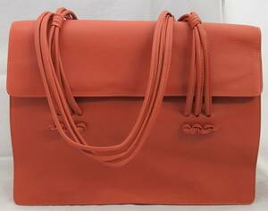 MICHEL KLEIN Michel Klein leather orange shoulder bag / B5955