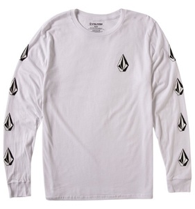 Volcom Deadly Stones Long Sleeve T-Shirt White XL Tシャツ