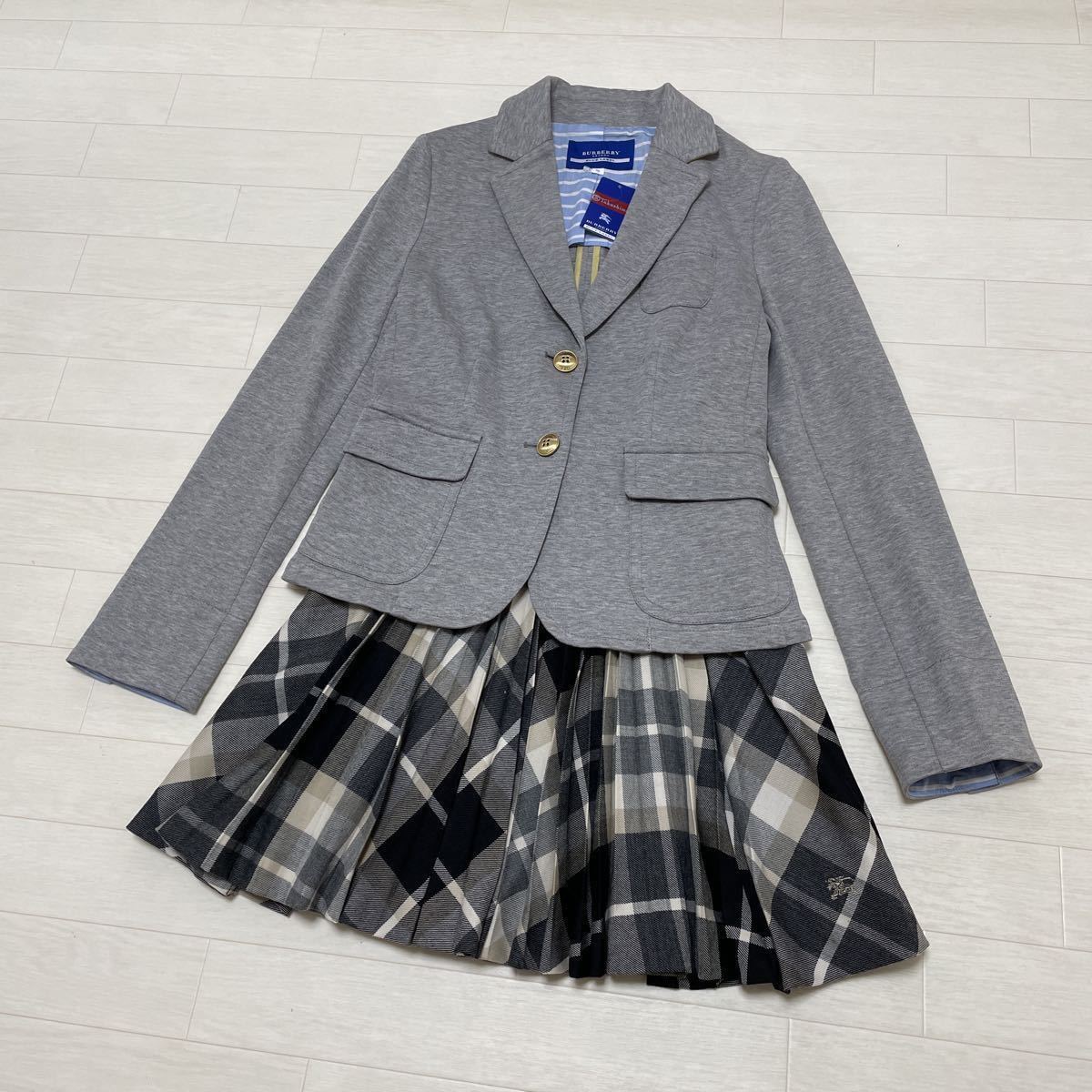 ☆お求めやすく価格改定☆ バーバリー 紺ブレザー 160cm クリーニング
